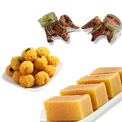 "Sweets and Diyas - code 12 - Click here to View more details about this Product